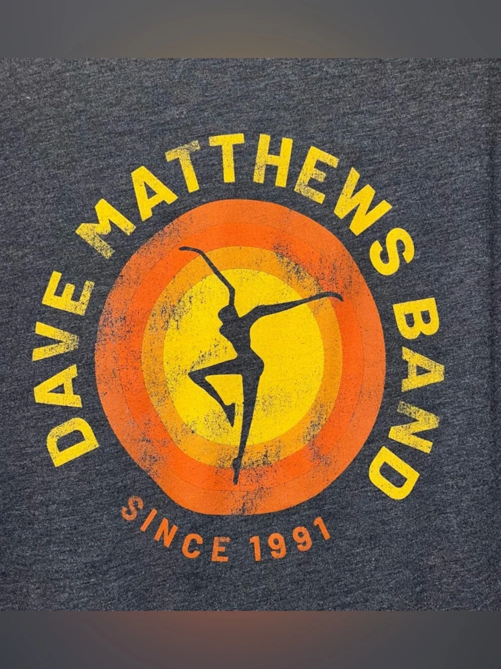 PRELOVED Dave Matthews Band Retro Sunburst Graphic Tee - Picture 1 of 6